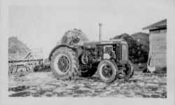 Harry Cheernoff 1939 $3000 new tractor bought. Veregin Saskatchewan.