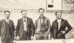 Andrew A. Chernoff on right with Nick N. second from left Andrew and Nick Chernoff