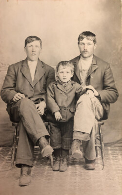 Brother's Andrew N. and John N. Chernoff with John's son John. Brother's Andrew N. and John N. Chernoff with John's son John.