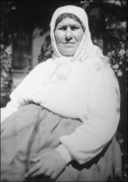 Anyuta was the wife of Nikolai Timofevich Chernoff and the mother Aloysha, Nikolai, Vanya, Fedya, Misha, and Andrei. Anyuta (Anna) Semoneva Popova